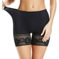 thumbnail image 3 of MANIFIQUE 3 Pack Women Slip Shorts for Under Dresses Anti Chafing Underwear Lace Boyshorts Panties for Summer, 3 of 8