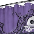 thumbnail image 3 of Waterproof Halloween Nightmare Before Shower Curtain 84x72 Inch Polyester Unique Shower Curtain for Bathroom Hotel Home Bathtub Accessories Decor with 12 Plastic Hooks, 3 of 6
