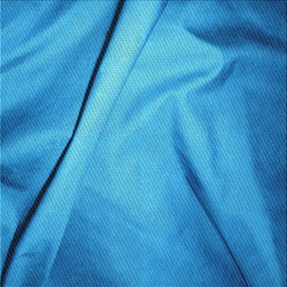 Ahgly Company Machine Washable Indoor Square Transitional Blue Area Rugs, 5' Square