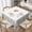 Easter Wildflower, variant on Christmas Tablecloth Square 60x60 Inch,Colorful Christmas Tree Decor Table Cloth,Stain Resistance Polyester Geometric Winter Indoor Outdoor Table Covers for Kitchen Dining Parties Picnic