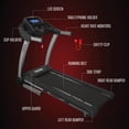 thumbnail image 3 of FitRx Crossrun Folding Treadmill, 300lbs Capacity Large Foldable Treadmill for Home Workout with Incline, App, Bluetooth Speakers, and 5” LED Screen, 3 of 11