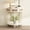 White, variant on 31'' Half Moon Console Table, Modern Entryway Table with Drawer, Sofa Table with Storage Shelf for Hallway Living Room