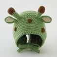 thumbnail image 2 of NOEGOEU Baby Beanie Toddler Knitted Winter Hats for Kids Cute Warmer Cap Boys Girls 3-24M (Green,3-24 Months), 2 of 4