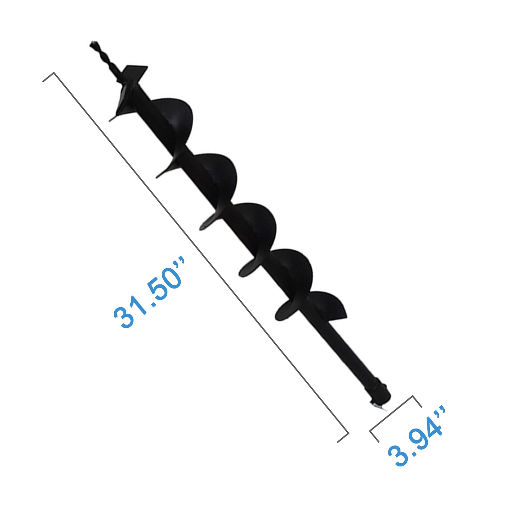 "Handdo 4 Inch Earth Auger Drill Bits 4 Inch for Gas Powered Post Fence Hole Digger Planting Bulbs, Potted Plants"
