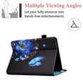 thumbnail image 5 of Case for Lenovo Tab M10 Plus 10.3" Case(2nd Gen 2020), TB-X606F/ TB-X606X 10.3" FHD Android Tablet Case, Allytech Multi-Angle Viewing Folio Stand Wallet Case with Auto Sleep Wake, Floral & Butterfly, 5 of 7