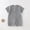 Gray, variant on BLTIBY Newborn Baby Girls Boys Romper Summer Short Sleeve Round Neck Toddler Infant Solid Color Rompers One-Piece Fashion Pullover Bodysuits 2025 Blue 1-2 Years