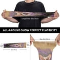 thumbnail image 4 of Haiem Dog in Lavender Flowers UV Protection Cooling Arm Sleeves for Men and Women UPF 50 Sun Sleeve, 4 of 8