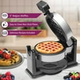 thumbnail image 2 of Brentwood TS-231S Electric Belgian Waffle Maker, Silver, TS-231S, 2 of 8