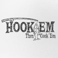thumbnail image 2 of CafePress - Hook'em Then Cook 'Em - Adjustable Unisex Printed Trucker Hat with Mesh Back, 2 of 10