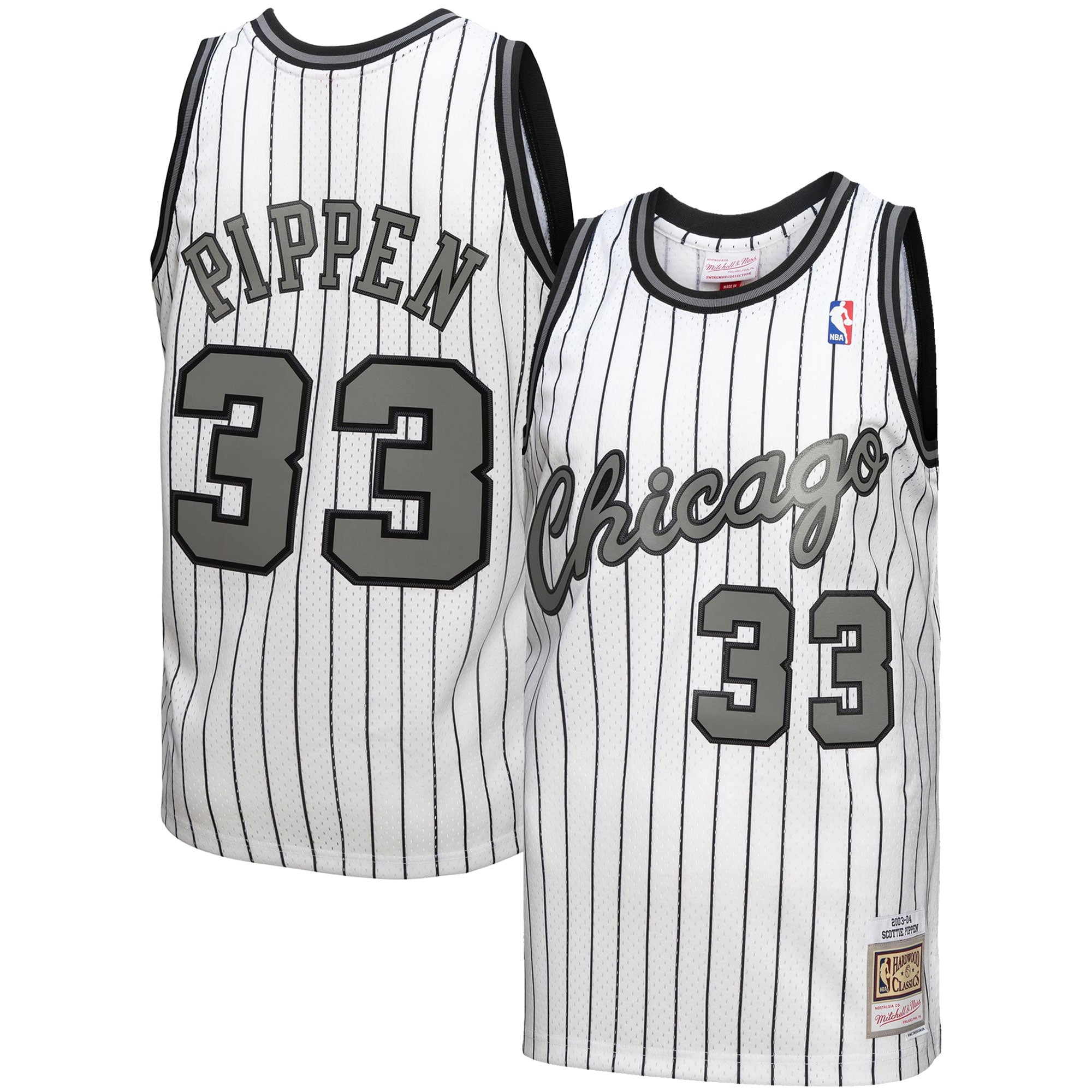white pippen jersey