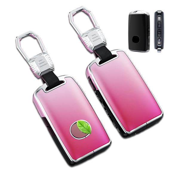 Zinc Alloy Gradient Glass Back Cover Key Fob Case Holder Shell Accessories Compatible for Mazda 3 2019-2021, for Mazda 3 Hatchback, for Mazda CX-5,CX-30,CX-9,CX-12 3/4 Buttons 2020-21