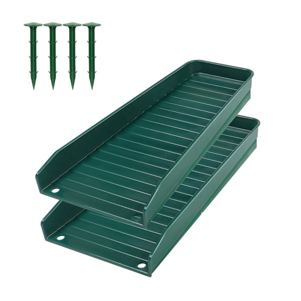 Extensiones de bajante de canal, bloque contra salpicaduras de bajante, canal extensor de bajante Verde Cola Bloque contra salpicaduras de bajante
