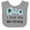 Heather and White, variant on Inktastic I Love My Mommy Boys or Girls Baby Bib