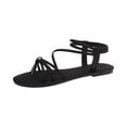 thumbnail image 2 of YOUYEDIAN Orthopedic Sandals for Women Walking Open Toe Arch Support Shoes Summer Waterproof Slip on Non Slip Wide Slippers, 2 of 7