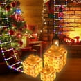 thumbnail image 5 of Christmas Lighted Boxes Remote Control, Set of 3 LED Up Decor Outdoor, Up Christmas Boxes Present Decorations Outdoor Yard, 5 of 6
