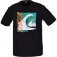 thumbnail image 1 of Camiseta Gráfica Quiksilver Knockout Slim Hombre Negra Pequeña, 1 of 1