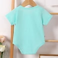 thumbnail image 6 of Leey-World Baby Girl Clothes Baby Short-Sleeve Bodysuit Baby Onesies(Blue,12-18 Months), 6 of 8