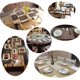 thumbnail image 3 of Set of 4 PVC Placemats Washable Plastic Easy Clean for Kitchen Table Stain Resistant Woven Vinyl 12" x 18, 3 of 4