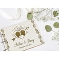 thumbnail image 5 of Darling Souvenir Personalized Engraved Laser Cut Wedding Guest Book Wooden Cover Sign-in Book Registry Guestbook Scrapbook-PN, 5 of 7