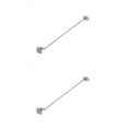 thumbnail image 2 of Speravity Pestillo de gancho y ojo de acero inoxidable grueso con tornillos de montaje para herrajes para ventanas de puertas de granero material Gancho de 16 pulgadas (0140) 2Conjunto, 2 of 6
