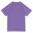 thumbnail image 6 of FORMRS Boys Rash Guard Short Sleeves Swim Shirt Quick Dry UPF 50+ Sun Protection, Sizes 3-12T, Halloween Ghosts Purple, 6 of 6