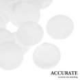thumbnail image 3 of Luxshiny 50Pcs White Plastic Round Drill Hole Cover Caps for Home Furniture Use, 3 of 7
