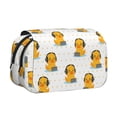 thumbnail image 1 of Easygdp Cute Duck With Headphone para Estuche de Lápices con Tapa Flip, Suministros de Oficina y Universidad para Adolescentes y Adultos, 1 of 7