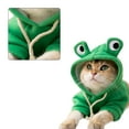 thumbnail image 3 of Chandails à Capuchon pour Chat, Costume Adorable de Chat Résistant à l'Électricité Statique en Soie de Lait Mignonne pour Chiots et Chatons, Costume d'Ours Mignon avec Corde de Traction, Costume d'Abeille Classique, Poussin Mignon, 3 of 8