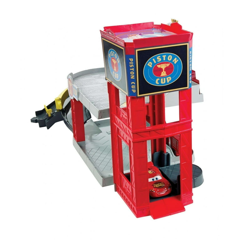 Disney Pixar Cars Piston Cup Racing Garage Walmart