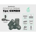 thumbnail image 2 of SubSafe Food and Drink Container for on the Go, Charcoal Grey, 2 of 7
