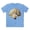 Carolina Blue, variant on Fan shirt, Shirt with Fan, Tee Shirt with Antique Fan