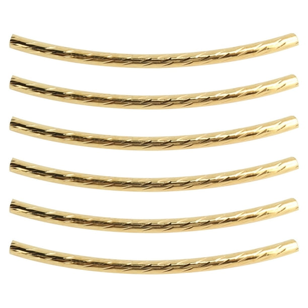 Cuentas Curvas De Tubo Largo, Cuentas Espaciadoras De Tubo De Fideos Curvos, Materiales De Bricolaje, Accesorios Para Hacer Joyas, Giro Largo Y Elegante Para Hacer Joyas Para ANGGREK Otros