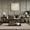 Brown, variant on Home Design Emporia 3-Piece Coffee Set with Crossed-Leg Design and Lower Shelf, Wide Plank, Brown, Modern Living Room