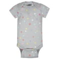 thumbnail image 2 of Organic Cotton Short Sleeve Onesies Bodysuits, 3Pk (Baby Girl), 2 of 5