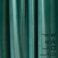 thumbnail image 3 of 3S Brother's Solid Luxury Matte Velvet Soft Curtains Set of 2 Panels Hanging Back Tap & Rod Pocket Home Décor Bedroom Kitchen Office Windows Room Darkering ( Powder Blue-52"x108"), 3 of 6