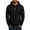 W-Black559, variant on Wuxian Men's Hoodie With Zip Pocket Fall Winter Casual Quarter Zip Pullover Tops Long Sleeve Hooded Sweatshirts