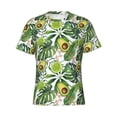 thumbnail image 3 of Naloa Green Tropical Men's T-Shirt Sport T-shirt Men's Basic Tee Casual Men's Shirt, Round Neck, Short Sleeves - Small, 3 of 5