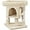 Beige, variant on ZOPan Cat Tree with Extra Large Plush Perch, Soft Cat Condo & Sisal-Covered Scratching Posts for Large Cats, Kittens Cats, 23.5 Inches, Beige