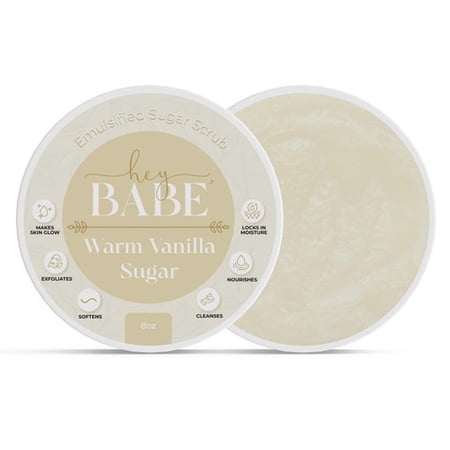 Midwest Sea Salt Company Emulsified Sugar Scrub - Warm Vanilla Sugar - 8oz