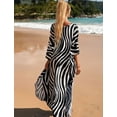 thumbnail image 3 of Kaftans for Women Loungewear floral Print Beach Maxi Dress Split Side Batwing Sleeve Caftan Tunic Summer Tunic moomoo House Wear Casual Dress, 3 of 12