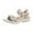 Beige, variant on AWZXDE Kids Shoes Children Comfortable Soft Sole Sandals Fashionable Outdoor Beach Sports Play Sandals