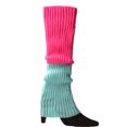 thumbnail image 2 of ITFABS Women Leg Warmers, Solid Color/Rainbow Stretch Knitted High Socks, 2 of 8