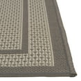 thumbnail image 6 of Unique Loom Outdoor Border Collection Area Rug - Border (6' 1" Square Gray/Silver), 6 of 7
