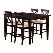 Atlantic Furniture Shaker 5 Piece Pub Set in Espresso by Atlantic Furniture