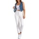 thumbnail image 2 of CHALCO INSPIRE Chaleco de Mezclilla para Mujeres Y2K Cuello en V Sin Mangas Botón Abajo Chaleco Corto L Azul, 2 of 6