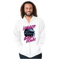 thumbnail image 5 of Football Jock Helmet Never Back Down Zip Hoodie Sweatshirt Men Brisco Brands S, 5 of 6