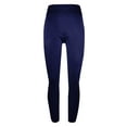 thumbnail image 4 of WREESH Athletic Pants for Women Soft Comfort Mid-Waist Yoga Leggings Casual Running Leggings Dark Blue, 4 of 5