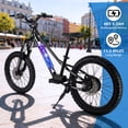 thumbnail image 7 of Electric Bike, 350W Motor, 18.6 MPH, 16 Miles, 20" Tires,, Adjustable Seat, Suitable for Children and Teenagers Over 9 Years Old to Ride,Electric Bicycle for Children, 7 of 7