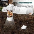 thumbnail image 3 of 1 Pcs Bac à Compost en Plastique pour vers de Terre Extérieur Bac à Compost pour vers Souterrain Kit de Bac à Compost pour Jardin et Entretien de Pelouse, 3 of 6