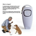 thumbnail image 3 of Dog Training Clicker and Whistle Combo - Effective Positive Reinforcement Tool for Puppies, Cats & Small Animals, Portable Pet Training Aid, 3 of 5